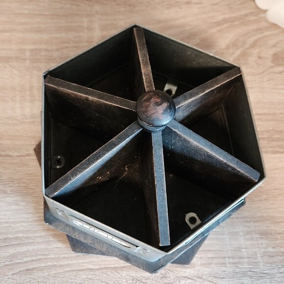 Rae Dunn by Designstyles Rotating Steel Stationary Organizer Holder Cup - Picture 4 of 5